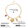 Dried Flower Necklace Stainless Steel Electroplated Women's