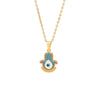 Drop Oil Eye Necklace Palm Pendant Jewelry Stainless Steel Personalized