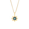 Drop Oil Eye Necklace Palm Pendant Jewelry Stainless Steel Personalized