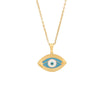 Drop Oil Eye Necklace Palm Pendant Jewelry Stainless Steel Personalized