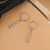 Drop Shape Light Luxury Style Geometric Copper S925 Sterling Silver Earrings
