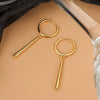Drop Shape Light Luxury Style Geometric Copper S925 Sterling Silver Earrings