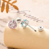 Ear Bone Nail Metal Geometric Hollow Star Inlaid With Zircon Fashion Style