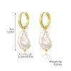 Ear Buckle Artificial Crystal Geometric Electroplating Simple Light Luxury Highend