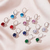 Ear Buckle Artificial Crystal Geometric Electroplating Simple Light Luxury Highend