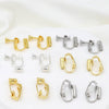 Ear Clip Converter 18K Gold Plated U Shaped