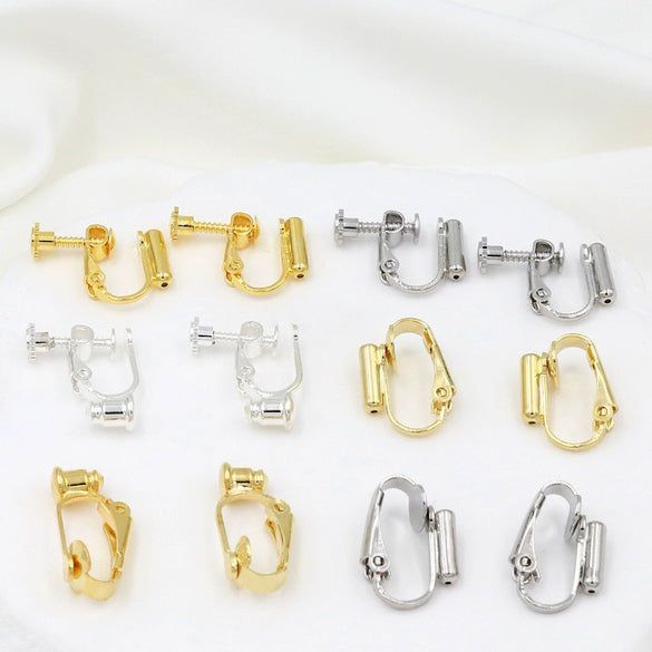 Ear Clip Converter 18K Gold Plated U Shaped