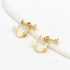 Ear Clip Converter 18K Gold Plated U Shaped