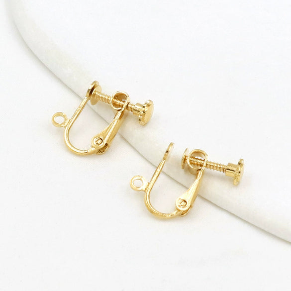 Ear Clip Converter 18K Gold Plated U Shaped