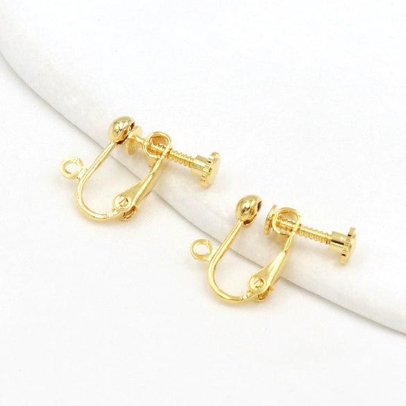 Ear Clip Converter 18K Gold Plated U Shaped