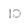 Ear Clip Copper Heavy Industry Geometric Full Drill Zircon Women's