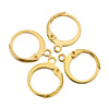 Ear Clips Stainless Steel Electroplated Round Geometric Glossy Earring Accessories