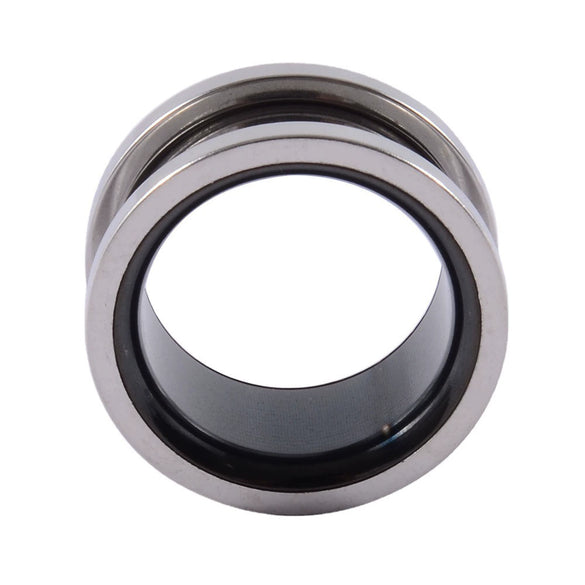 Ear Expander Stainless Steel Minimalist Geometric Electroplated Pulley Auricle External Teeth Two Color Two Sided
