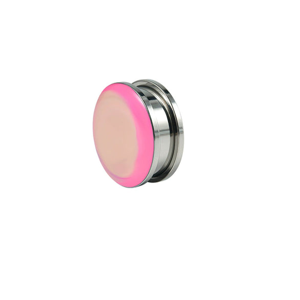 Ear Expansion Jewelry Stainless Steel Geometric Dripping Oil Natural Style Round
