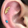 Ear Nails Titanium Alloy Copper Stainless Steel Geometric Electroplating Unisex Ornaments
