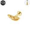 Ear Nails Titanium Alloy Copper Stainless Steel Geometric Electroplating Unisex Ornaments