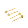 Ear Needle Earrings Copper 925 Silver 14K Gold Plated Natural Style Diy Accessories