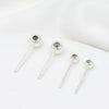 Ear Needle Earrings Copper 925 Silver 14K Gold Plated Natural Style Diy Accessories