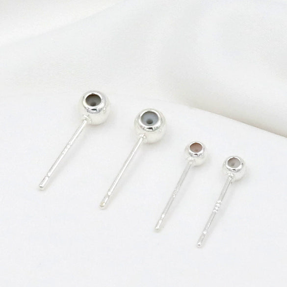 Ear Needle Earrings Copper 925 Silver 14K Gold Plated Natural Style Diy Accessories