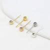 Ear Needle Earrings Copper 925 Silver 14K Gold Plated Natural Style Diy Accessories