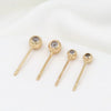 Ear Needle Earrings Copper 925 Silver 14K Gold Plated Natural Style Diy Accessories