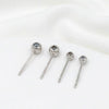 Ear Needle Earrings Copper 925 Silver 14K Gold Plated Natural Style Diy Accessories