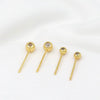 Ear Needle Earrings Copper 925 Silver 14K Gold Plated Natural Style Diy Accessories