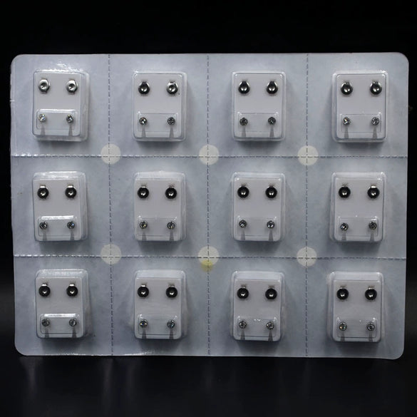 Ear Piercing Gun Set Simple Geometric Style 24K Real Gold Plated Suitable For Adults And Children