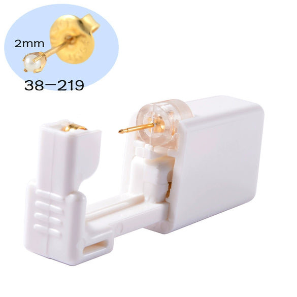 Ear Piercing Tool With 316L Stainless Steel Pearl Earrings