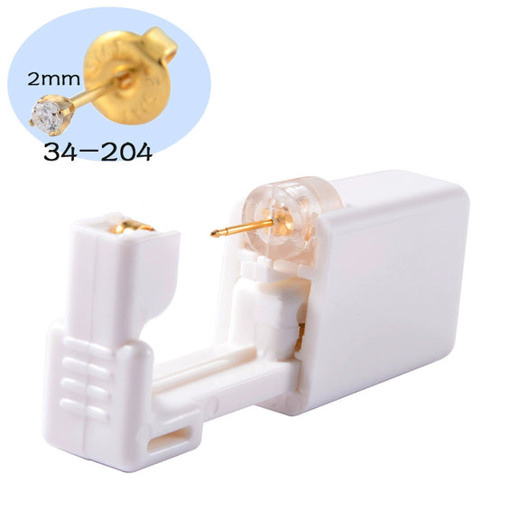 Ear Piercing Tool With 316L Stainless Steel Pearl Earrings