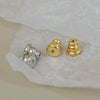 Ear Studs Copper Geometric Style Electroplated
