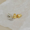 Ear Studs Copper Geometric Style Electroplated