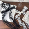 Early Spring Accessories Retro Lace Silk Scarf Headband Geometric Pattern Versatile Decorative Ribbon Headband Belt