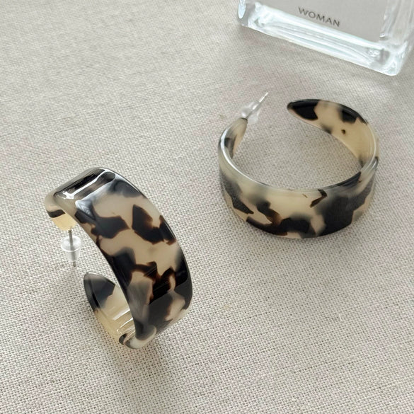 Earrings Acetic Acid Geometric Light Luxury Handmade