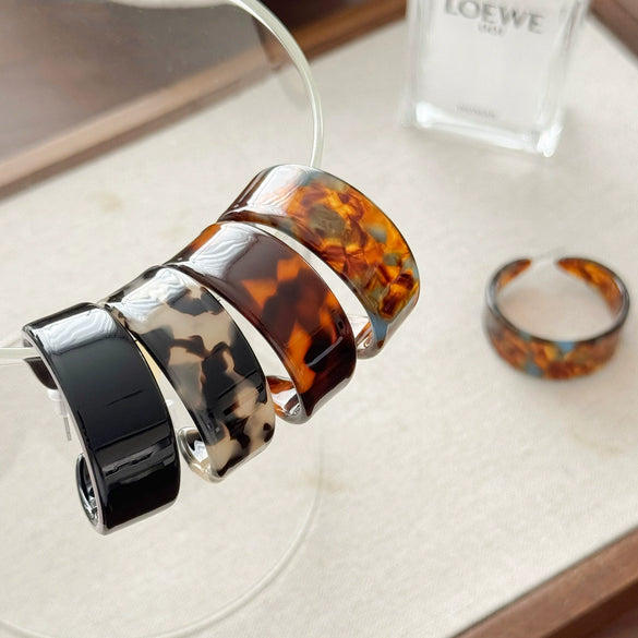 Earrings Acetic Acid Geometric Light Luxury Handmade