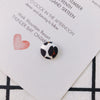 Earrings Alloy And Cloth Leopard Print Round Diy Jewelry Accessories
