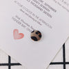 Earrings Alloy And Cloth Leopard Print Round Diy Jewelry Accessories