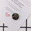 Earrings Alloy And Cloth Leopard Print Round Diy Jewelry Accessories