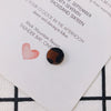 Earrings Alloy And Cloth Leopard Print Round Diy Jewelry Accessories