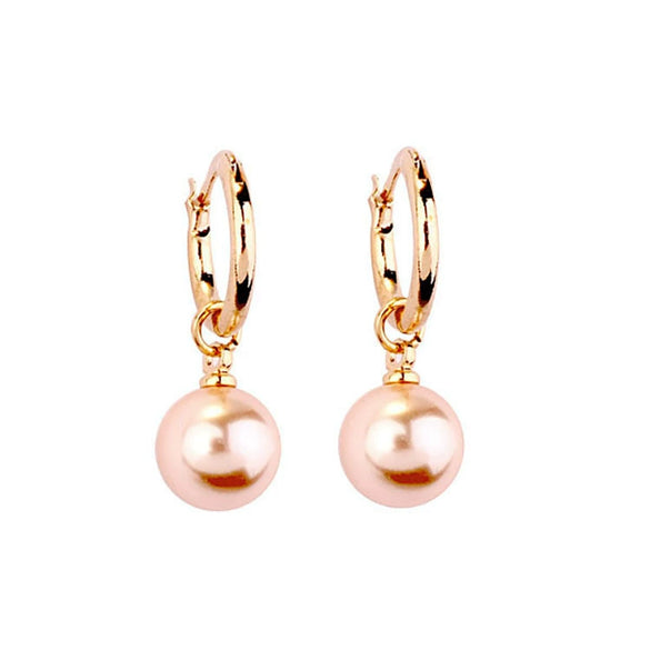 Earrings Alloy Pearl Geometric Style Women's Accessories