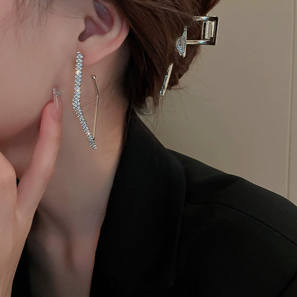 Earrings Alloy Retro Oil Dropping Geometric Style For Women