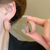 Earrings Alloy Retro Oil Dropping Geometric Style For Women