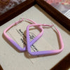 Earrings Alloy Retro Oil Dropping Geometric Style For Women