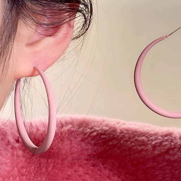 Earrings Alloy Retro Oil Dropping Geometric Style For Women