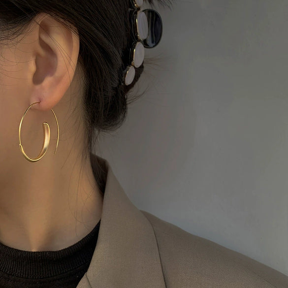 Earrings Alloy Retro Oil Dropping Geometric Style For Women