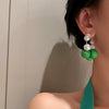 Earrings Alloy Retro Oil Dropping Geometric Style For Women
