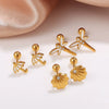 Earrings Butterfly Niche 316L Stainless Steel 18K Goldplated Electroplated Jewelry For Women