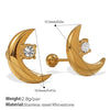 Earrings Butterfly Niche 316L Stainless Steel 18K Goldplated Electroplated Jewelry For Women
