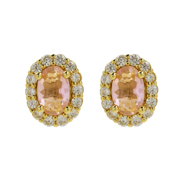 Earrings Copper Birthstone Electroplating