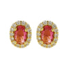 Earrings Copper Birthstone Electroplating